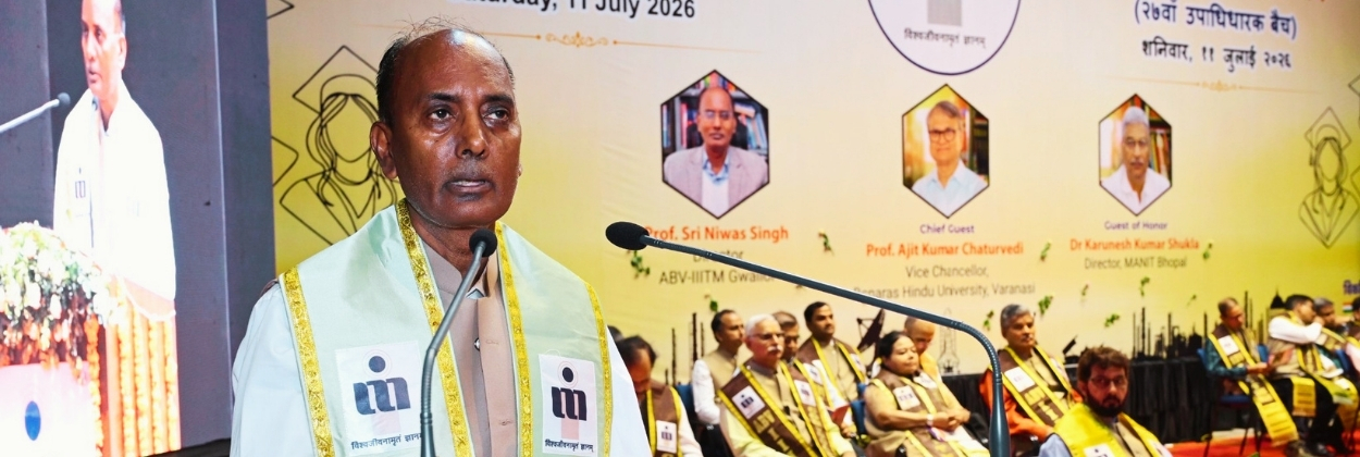 Director addressing the gathering